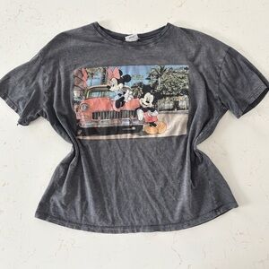 Mickey and Minnie Graphic T-Shirt